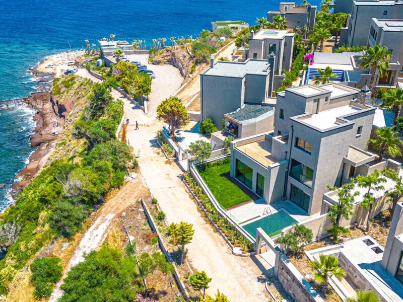 Gündoğan'da Denize Sıfır Özel İskeleli 4+1 Satılık Villa — Gündoğan fotoğraf 1