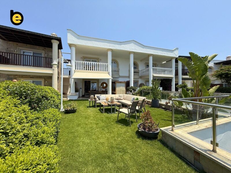 Sianji'de Deniz Manzaralı Bahçe Katı Eşyalı 3+1 Residence — Gümüşlük fotoğraf 1