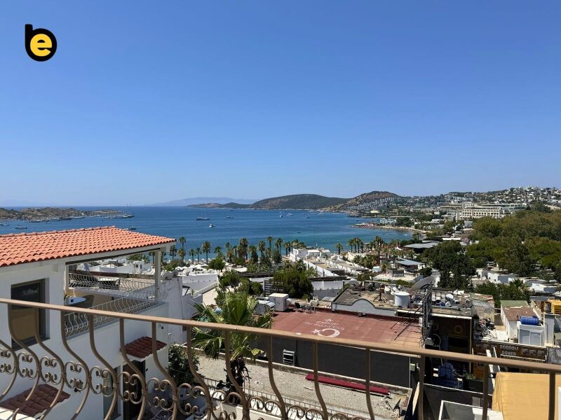 Gümbet'te Geniş Teraslı, Deniz ve Şehir Manzaralı,Ferah 1+1 Daire — Gümbet fotoğraf 1