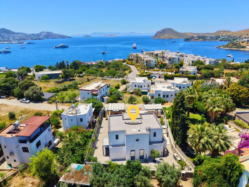 Yalıkavak'ta Deniz Manzaralı ve Havuzlu 5+1 Müstakil Sıfır Villa — Yalıkavak fotoğraf 1