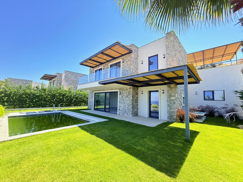 Yalıkavak’ta Özel Plajlı Sitede Enfes Deniz Manzaralı 4+1 Villa — Yalıkavak fotoğraf 1