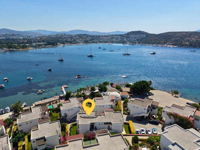 Özel Plajlı Bitez Sarnıç Sitesi’nde Deniz Manzaralı 2+1 Daire — Bitez fotoğraf 1