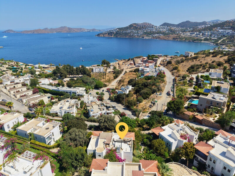 Koyunbaba'da Sahile 5 Dk Yürüme Mesafesinde Satılık 3+1 Villa — Gümüşlük fotoğraf 1