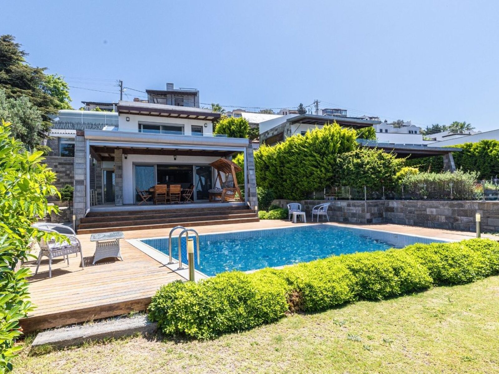 Yalıkavak'ta Muhteşem Deniz Manzaralı, Havuzlu 5+2 Satılık Villa — Yalıkavak fotoğraf 3