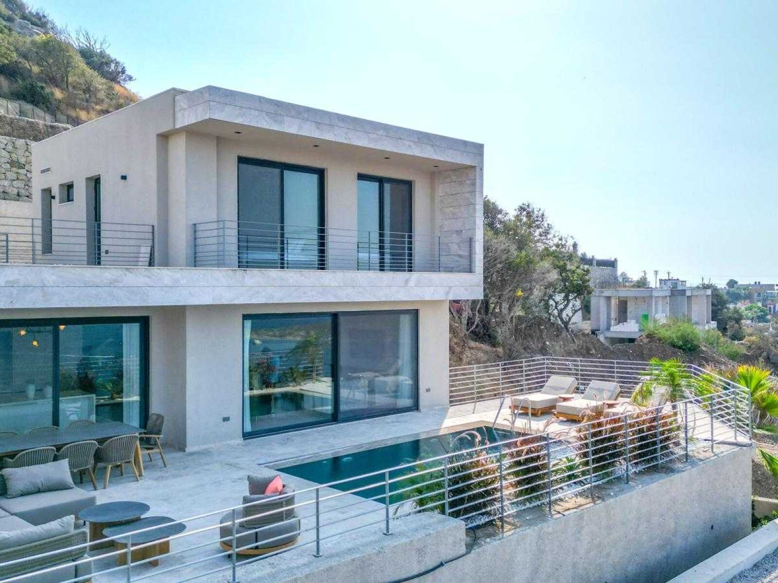 Gümüşlük’te Eşsiz Deniz Manzaralı, 5+1, Satılık Sıfır Lüks Villa — Gümüşlük fotoğraf 2