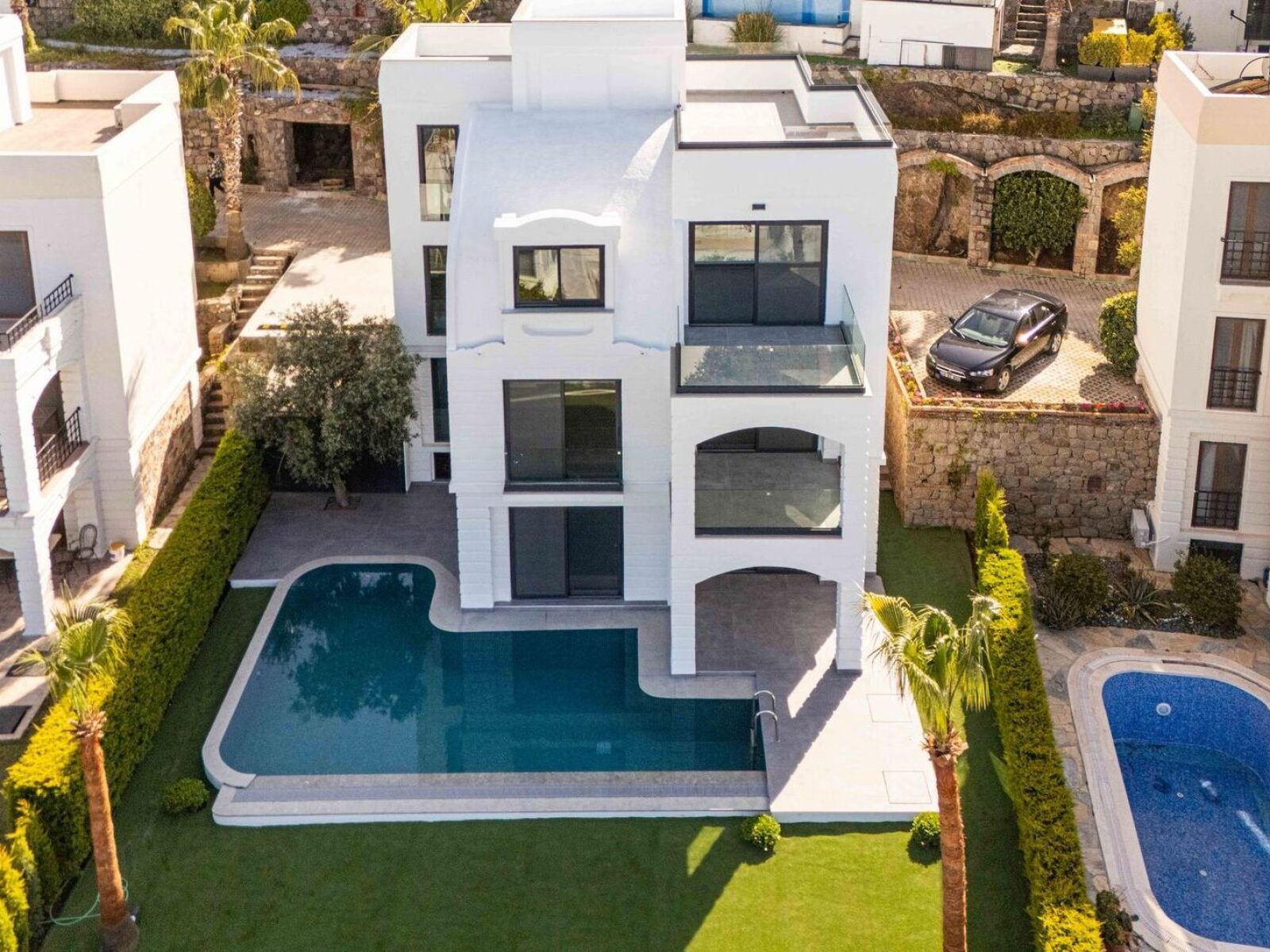 Yalıkavak Marina ve Deniz Manzaralı, Havuzlu 5+1 Satılık Villa — Yalıkavak fotoğraf 1