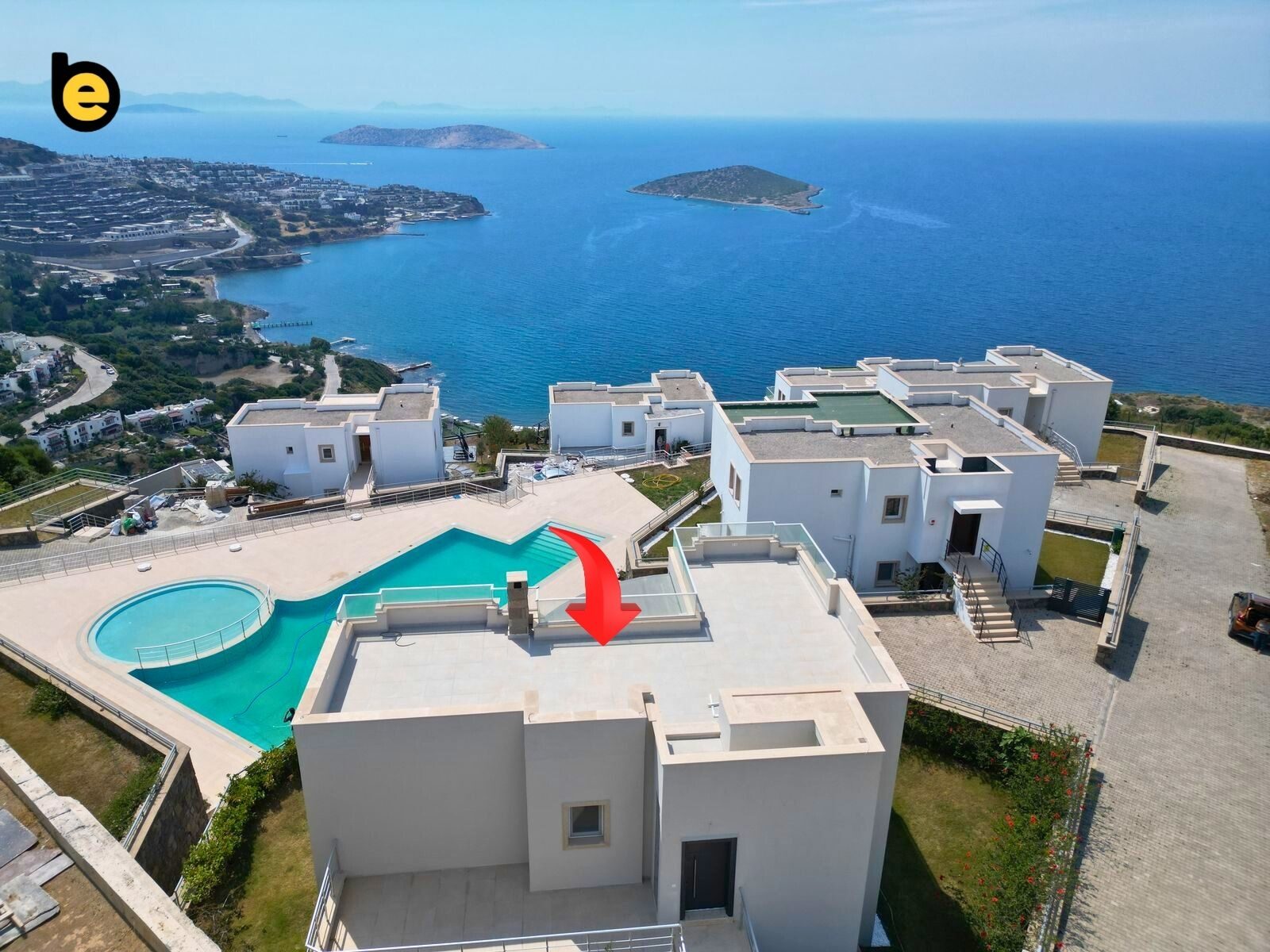 Yalıkavak’ta Muhteşem Deniz Manzaralı ve Geniş Bahçeli 6+1 Villa — Yalıkavak fotoğraf 1