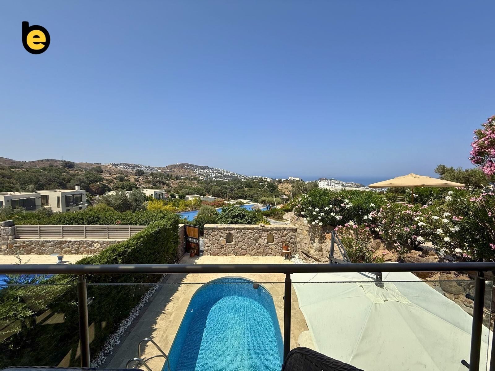 Yalıkavak'ta Ödüllü Aegean Hills Sitesinde Deniz Manzaralı Villa — Yalıkavak fotoğraf 2