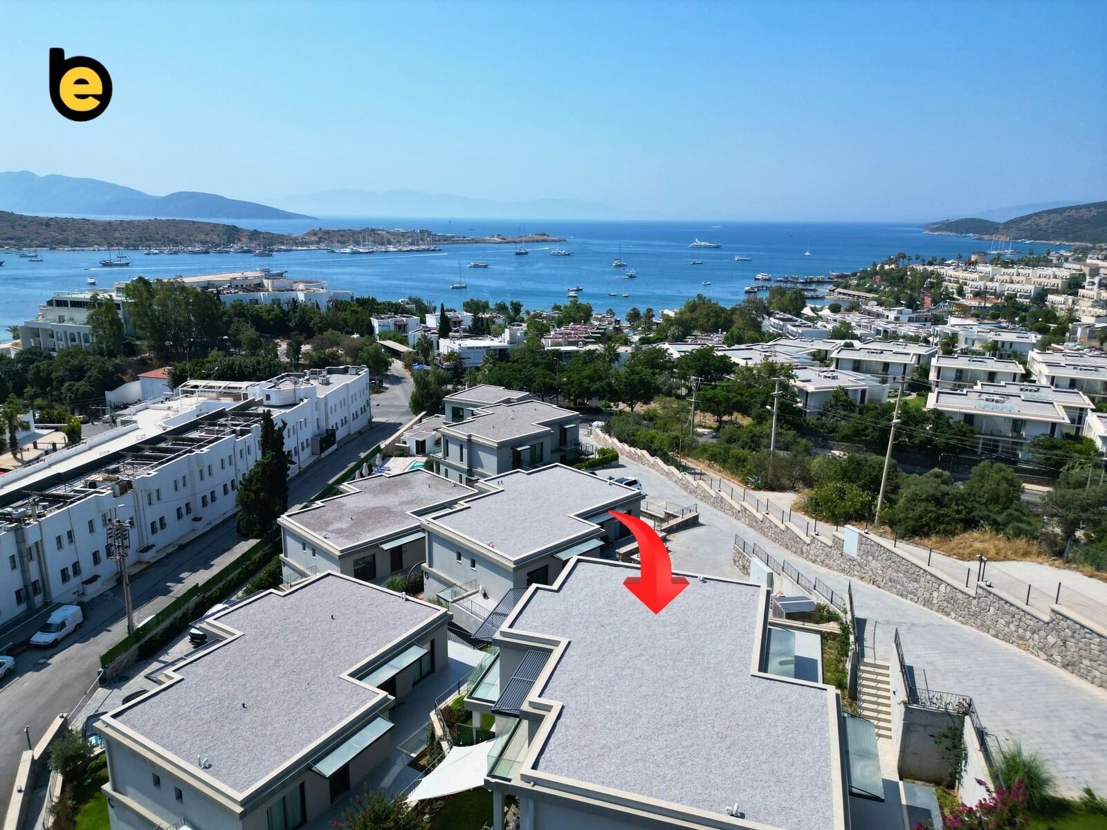 Asarlık'ta Denize 3 Dakika Yürüme Mesafesinde Bahçeli Eşyalı 3+1 — Gümbet fotoğraf 2