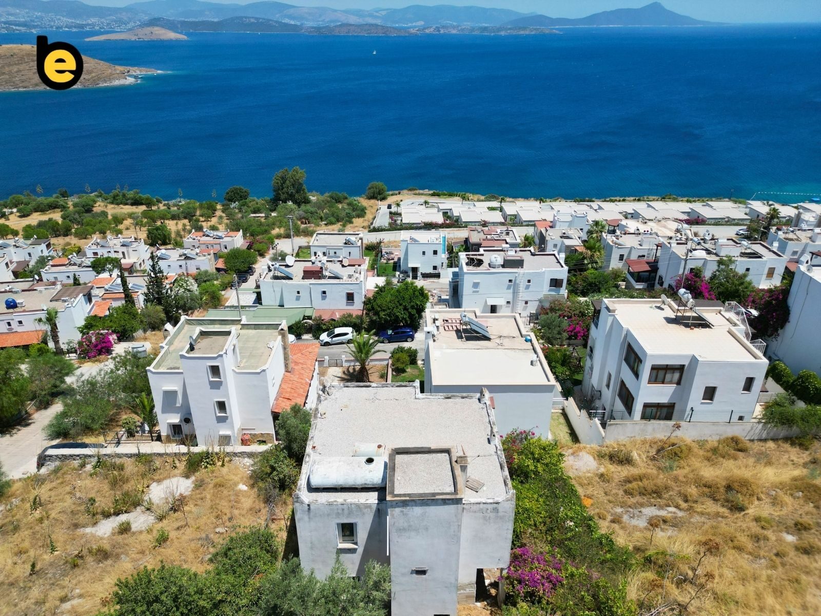 Bağla'da Deniz Manzaralı Tadilat Gereken Uygun Fiyata Tripleks — Turgutreis fotoğraf 1