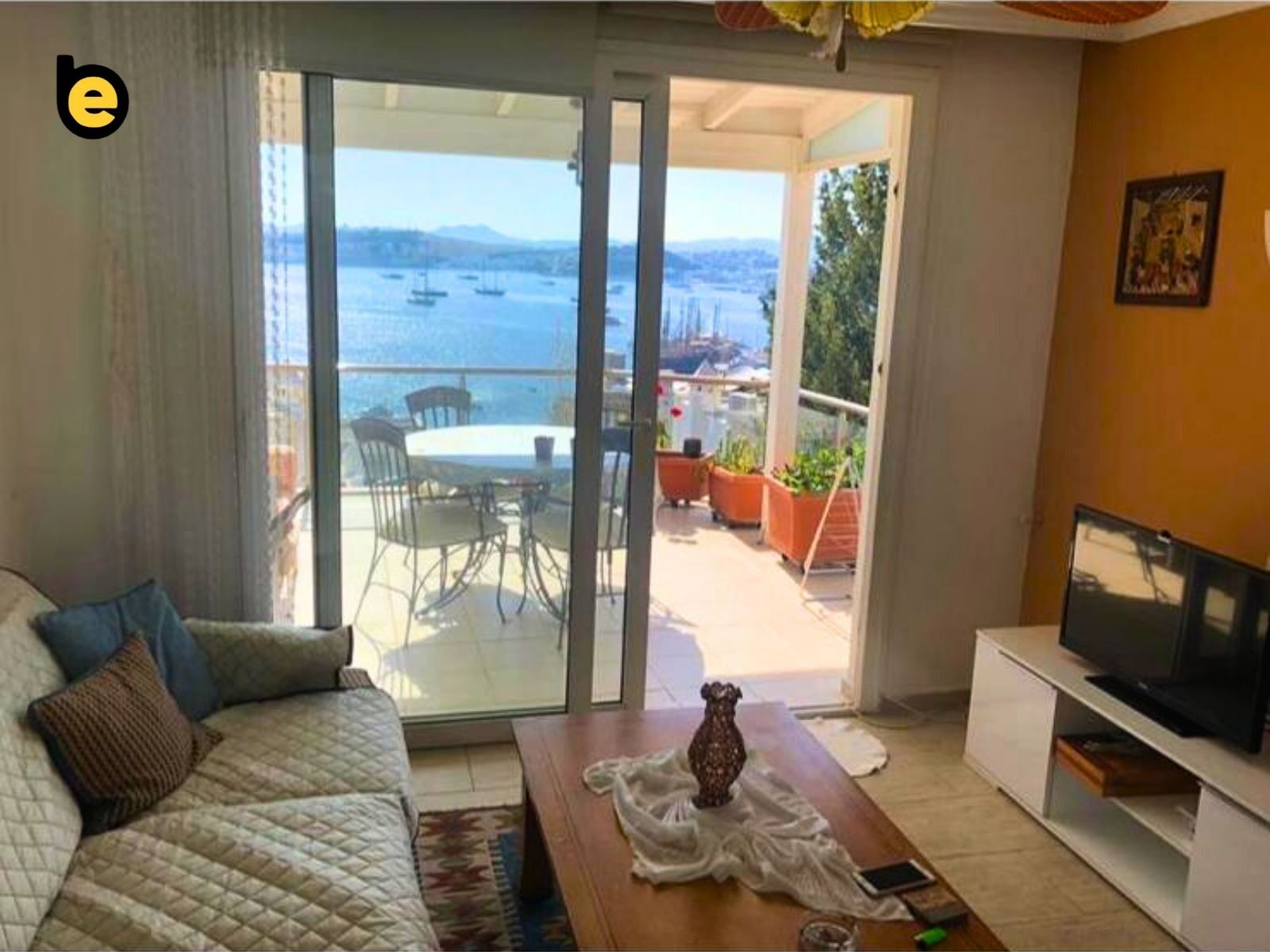 Kumbahçe'de Kos ve Kale Manzaralı 6 Daireye Çevrilmiş Tripleks — Bodrum Merkez fotoğraf 6