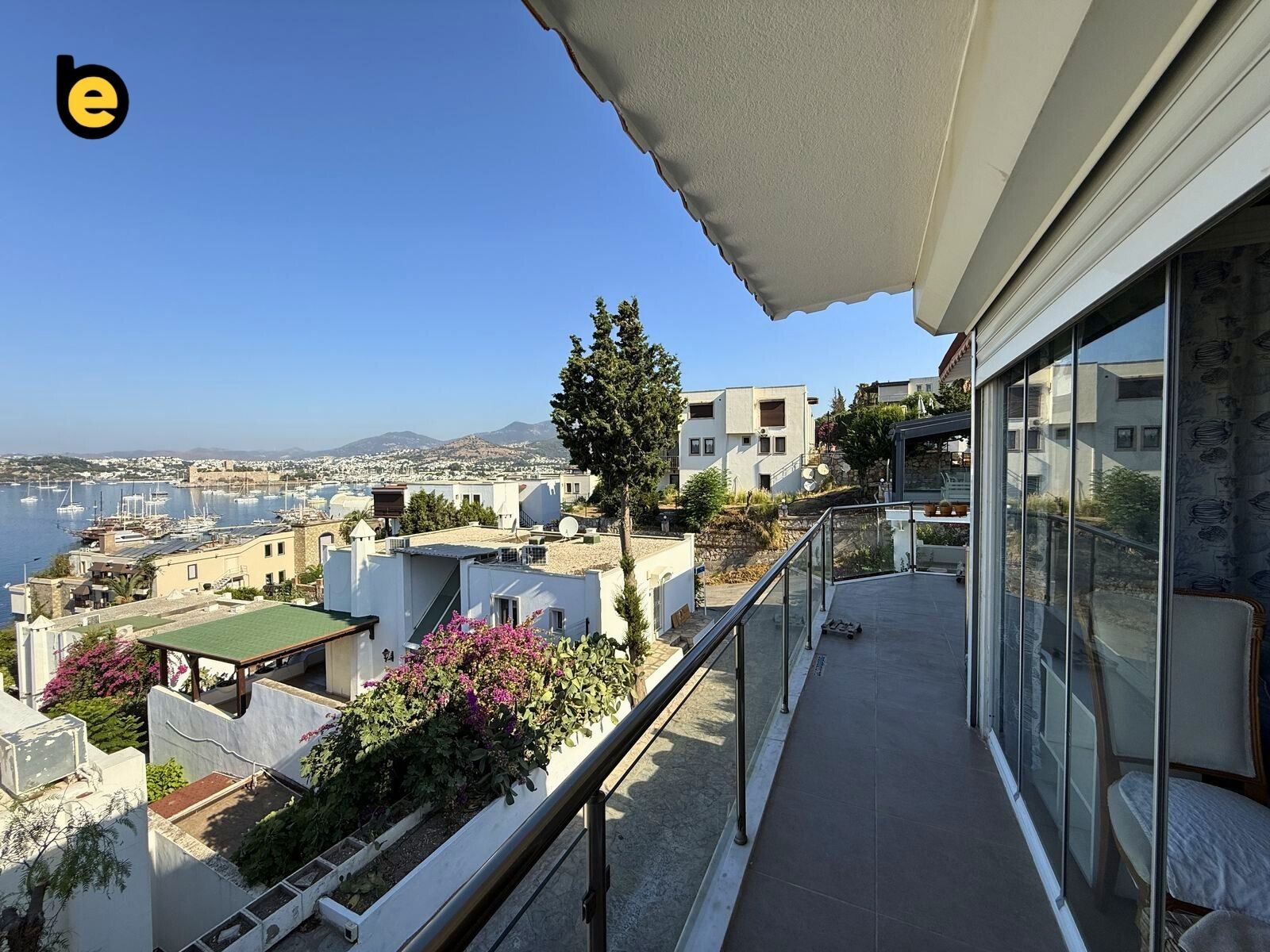 Kumbahçe'de Kos ve Kale Manzaralı 6 Daireye Çevrilmiş Tripleks — Bodrum Merkez fotoğraf 4