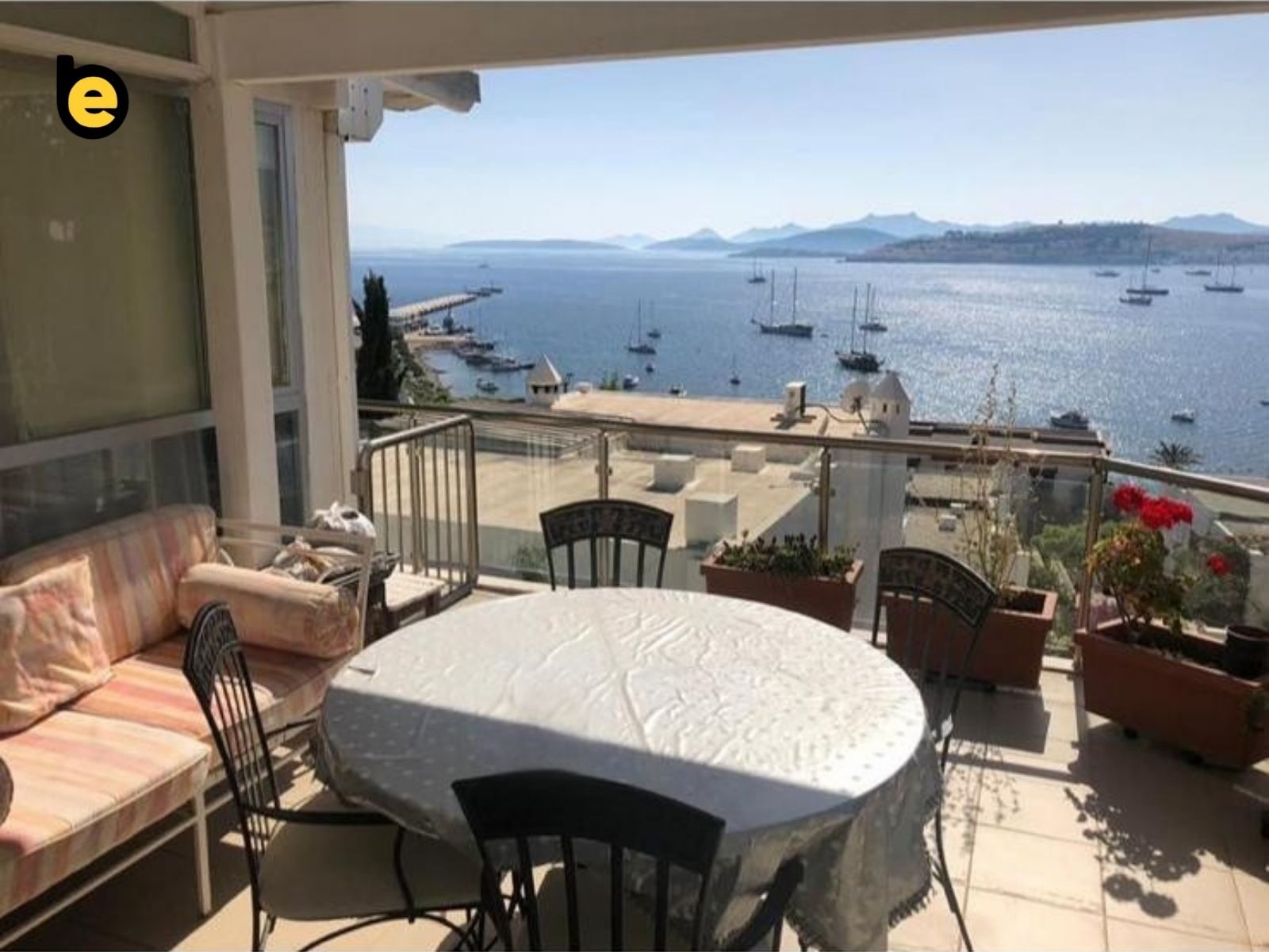 Kumbahçe'de Kos ve Kale Manzaralı 6 Daireye Çevrilmiş Tripleks — Bodrum Merkez fotoğraf 3