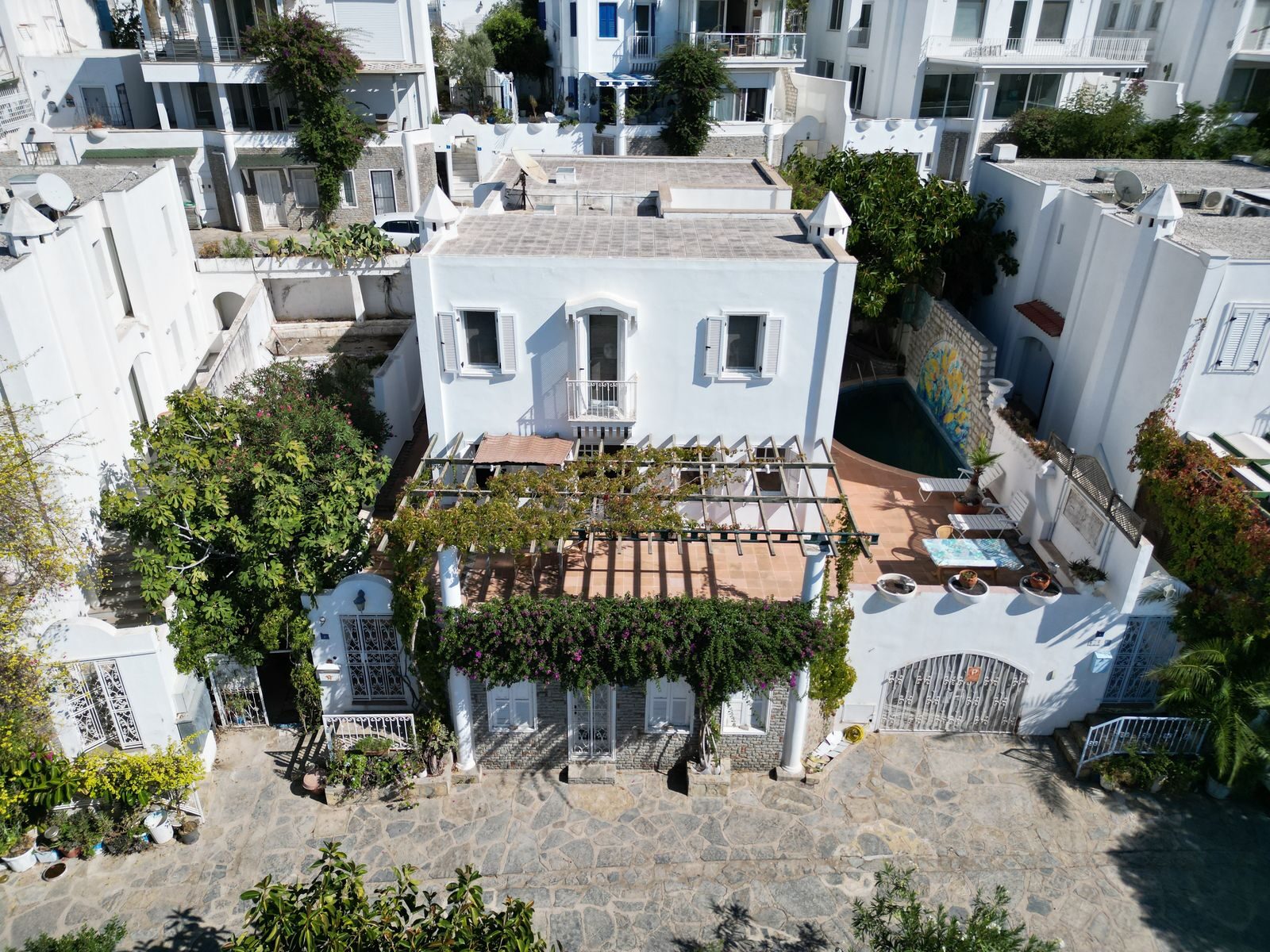 Kumbahçe'de Deniz ve Kale Manzaralı Havuzlu Tripleks 6+2 Villa — Bodrum Merkez fotoğraf 3