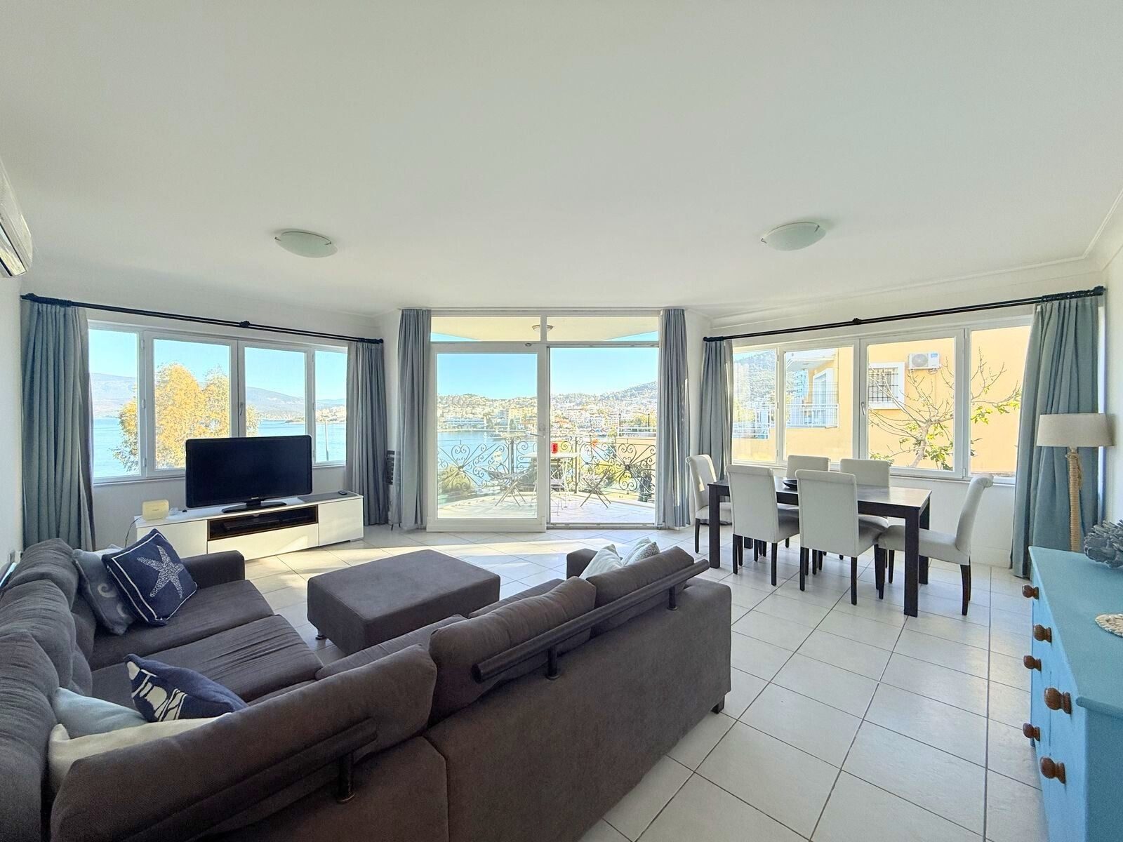 Seaview 3 Sitesi'nde İlk Sırada Deniz Manzaralı 2+1 Satılık Daire — Güllük fotoğraf 4