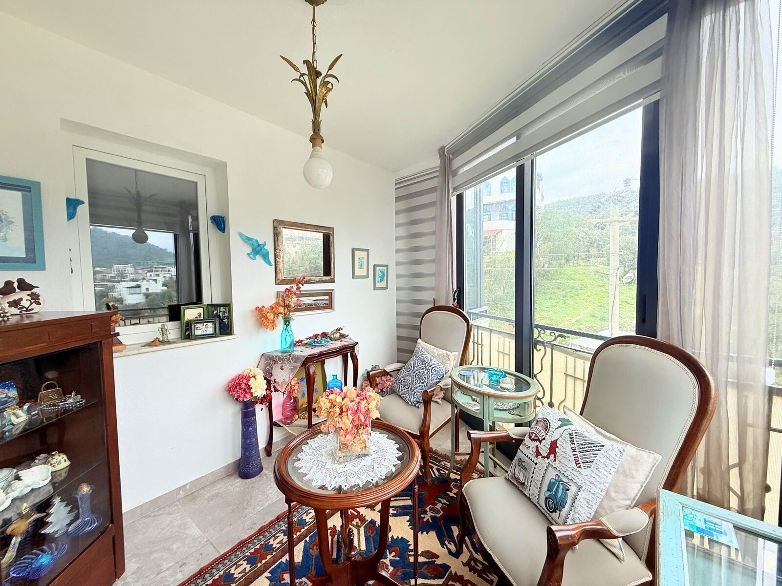 Bodrum Yokuşbaşı'nda Doğa Manzaralı Satılık 2+1 Üst Kat Daire — Bodrum Merkez fotoğraf 3