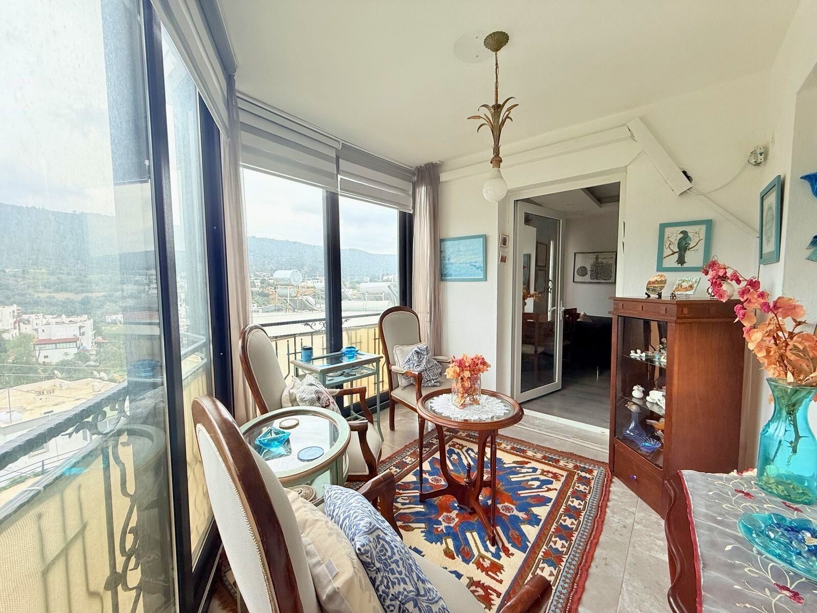Bodrum Yokuşbaşı'nda Doğa Manzaralı Satılık 2+1 Üst Kat Daire — Bodrum Merkez fotoğraf 4