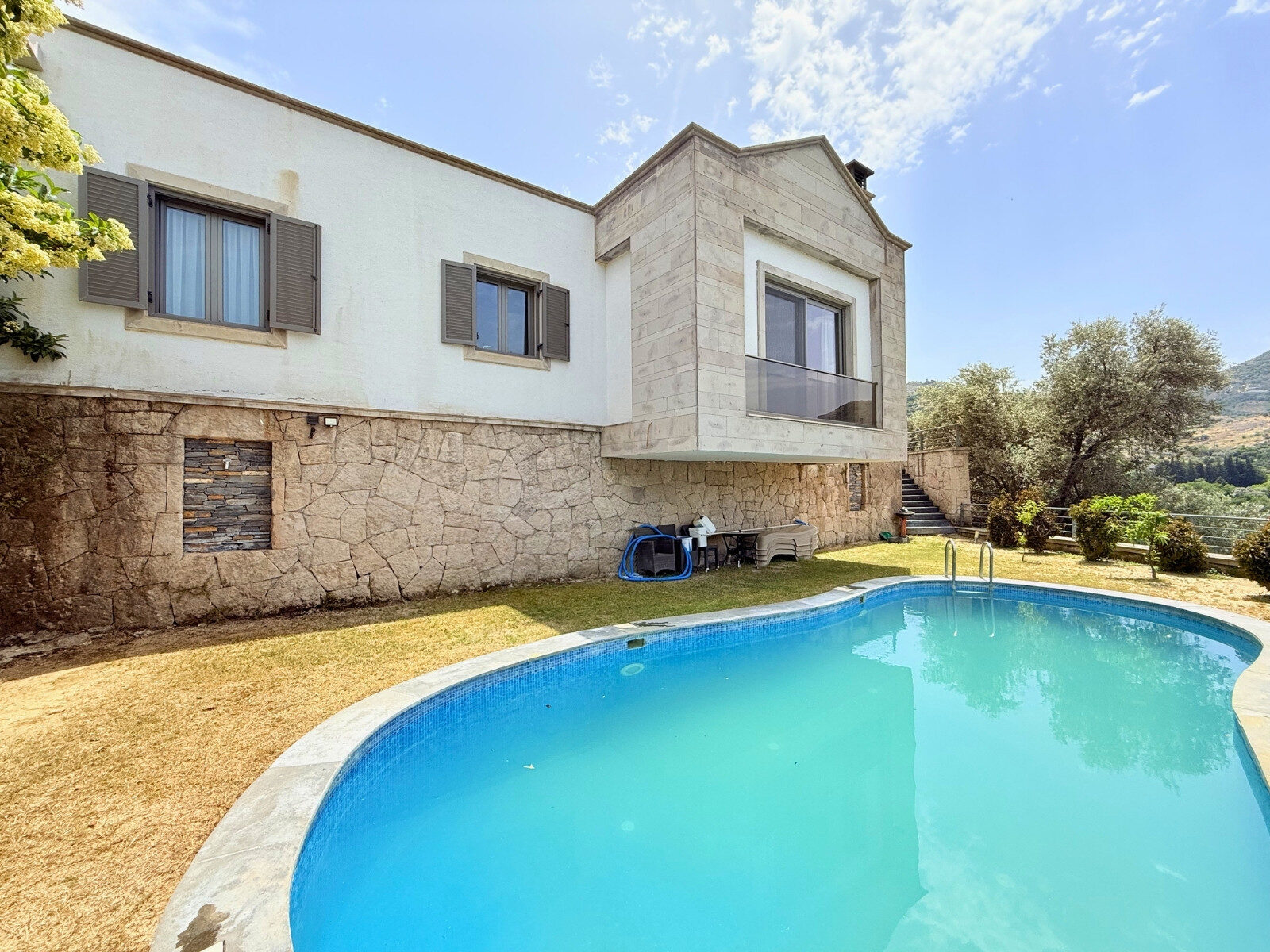 Yalıkavak'ta Havuzlu Doğa Manzaralı Tek Katlı 3+1 Satılık Villa — Yalıkavak fotoğraf 5