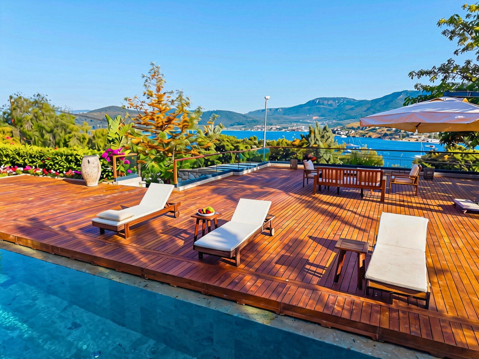 Türkbükü’nde Denize Yakın Enfes Manzaralı Satılık Lüks Villa — Göltürkbükü fotoğraf 4